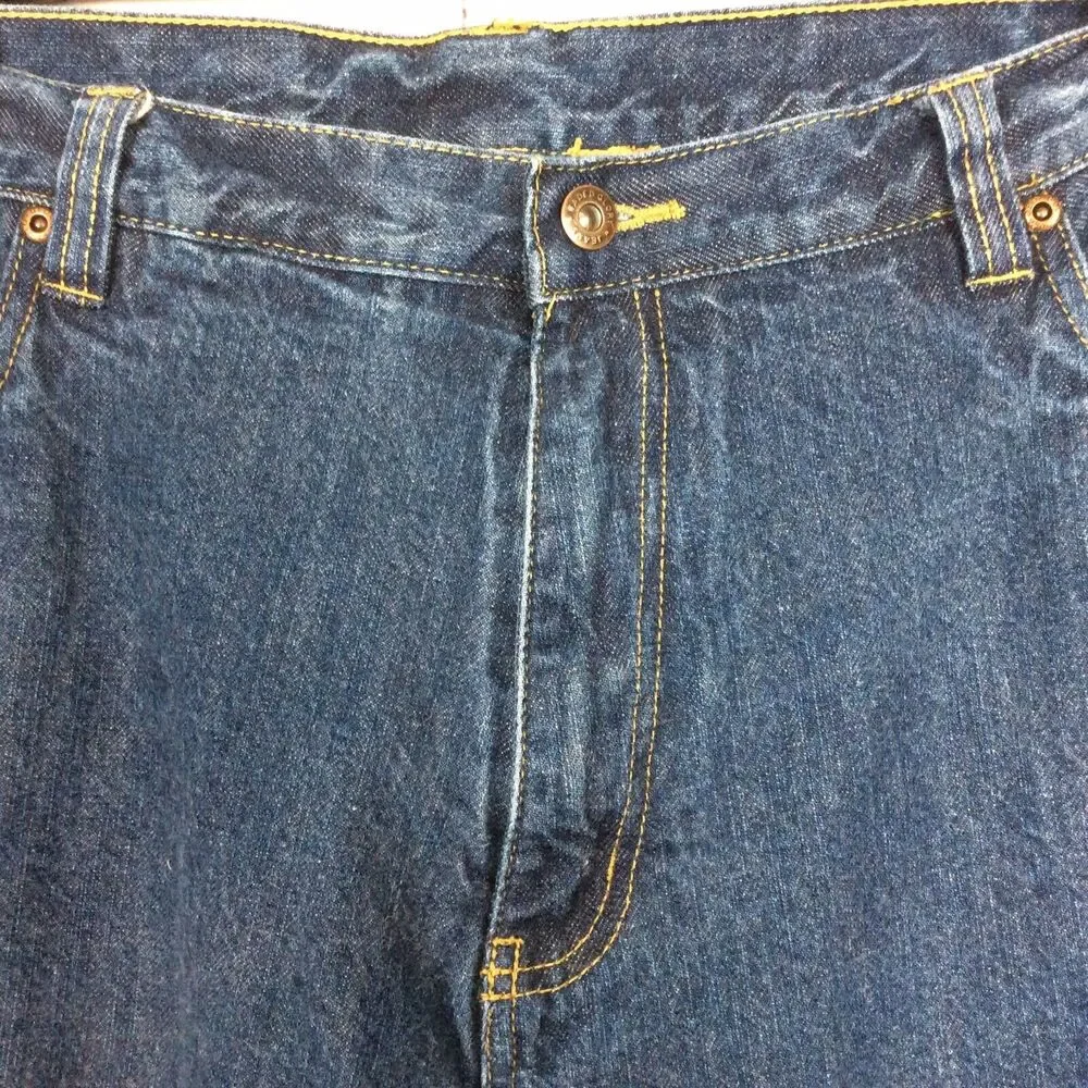 Faded Glory Men’s Jeans Sz 42x32 Green-Fleece Lined Work/Hunting/Outdoor Sports
